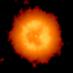 The nebula containing the strange object